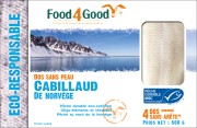 Pavé de cabillaud de Norvège MSC 500g