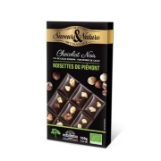 Chocolat noir bio 70% cacao Noisettes 100gr