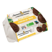 Boîte œufs chocolat noir 6x15gr