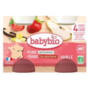 Pot Poire de Provence Fraise 2x130g
