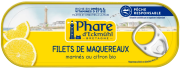 Filet de maquereau mariné au citron 151g