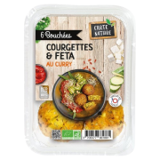 Bouchées de riz à la courgette, feta et curry x6 180g