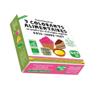 Assortiment colorants alimentaires  3x10g