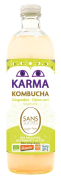 Kombucha gingembre citron vert sans sucre 75cl