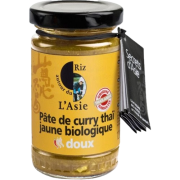 Pâte de Curry Jaune Doux bio 100gr