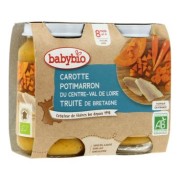 Pot Carotte, Potimarron & Truite 2x 200gr