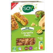 Pané crousti fondant courgettes et pesto