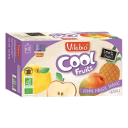 Cool fruits Pomme, mangue, ananas 12x90g