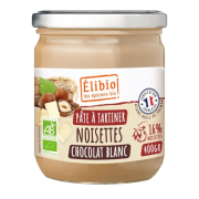 Pâte à tartiner noisettes chocolat blanc 400g
