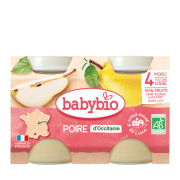 BABYBIO Pot Poire 2x130g