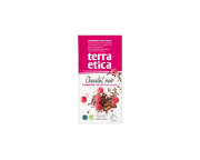 Chocolat noir framboise éclat de cacao 100g