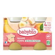 BABYBIO Pot Banane Pomme 2x130g