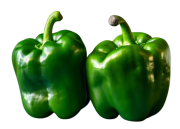 Lot de 2 poivrons verts