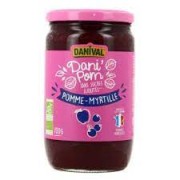 Compote Dani'Pom Pomme Myrtille 700gr 