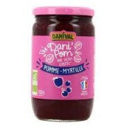 Compote Dani'Pom Pomme Myrtille 700gr 