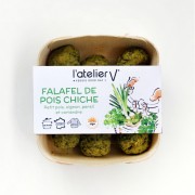 Falafel de pois chiches, petits pois et oignons 135g