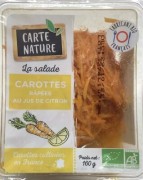 Carottes râpées au jus de citron 160gr