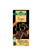 Chocolat noir bio origine Togo 85% cacao 80gr