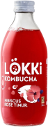 Kombucha hibiscus & baie de timur 330ml