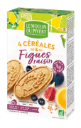 Biscuits 4 céréales, figues et raisins 190g