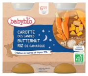 Bonne nuit Carotte Butternut Riz Dès 6 mois 2x200g