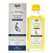 Huile de foie de morue naturelle -LYSI  240ml
