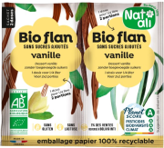 Bio flan vanille sans sucre ajouté 2x4gr