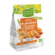 Mini sablés coeur caramel vegan
