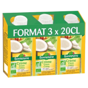 Crème de coco cuisine 3x200ml