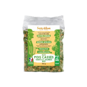 Duo pois cassés vert et jaune 500g