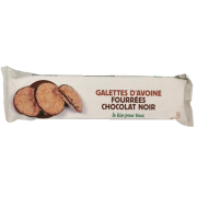 Galette d'avoine fourrée chocolat noir 150g