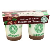 Yaourt de brebis à la  Châtaigne 2 x 125gr