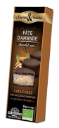 Bouchées pâte d'amande chocolat noir 3x15g