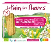 Biscottes Tartines craquantes multi-céréales 150gr