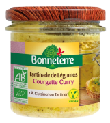 Tartinade de légumes courgettes curry 135gr