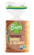 Pain tranché quinoa et graines 450g