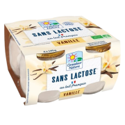 Spécialité délactosée vanille 4x125g