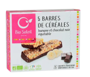 Barre banane chocolat noir x5