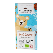 Tablette chocolat au lait coeur lacté 80g