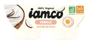 Dessert vanille au lait de coco 200g