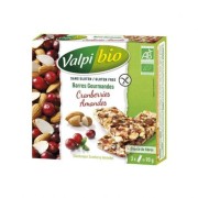 Barres de céréales cramberries et amandes 3 x30gr