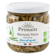 Haricots verts extra fins réduit en sel 195gr net égoutté