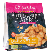 Sablés Apéro au parmesan et à la moutarde 100g