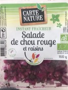 Salade de chou rouge et raisin 160gr