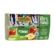 Compote de pommes 100% France 4x100gr