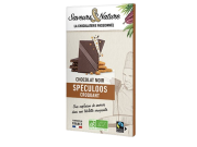 Tablette chocolat noir spéculoos 80g