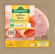 Jambon blanc x 3 120gr