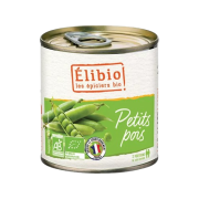 Petits pois bio 280gr net égoutté