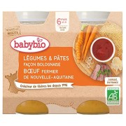 Pot Légumes & Pâtes bolognaise 2x 200gr