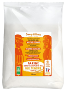 Farine blé tendre demi complète T80 2,5KG
